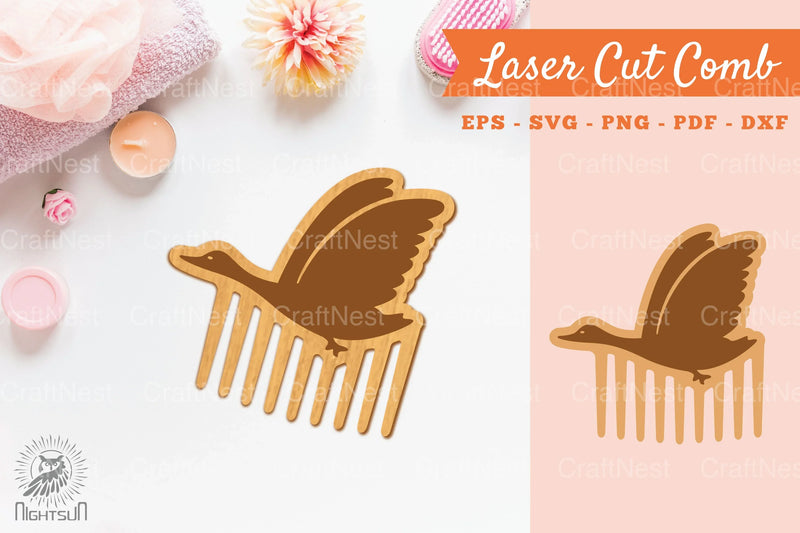 Swan Laser Cut Comb Clipart Bundle - CraftNest - Digital Crafting and Art