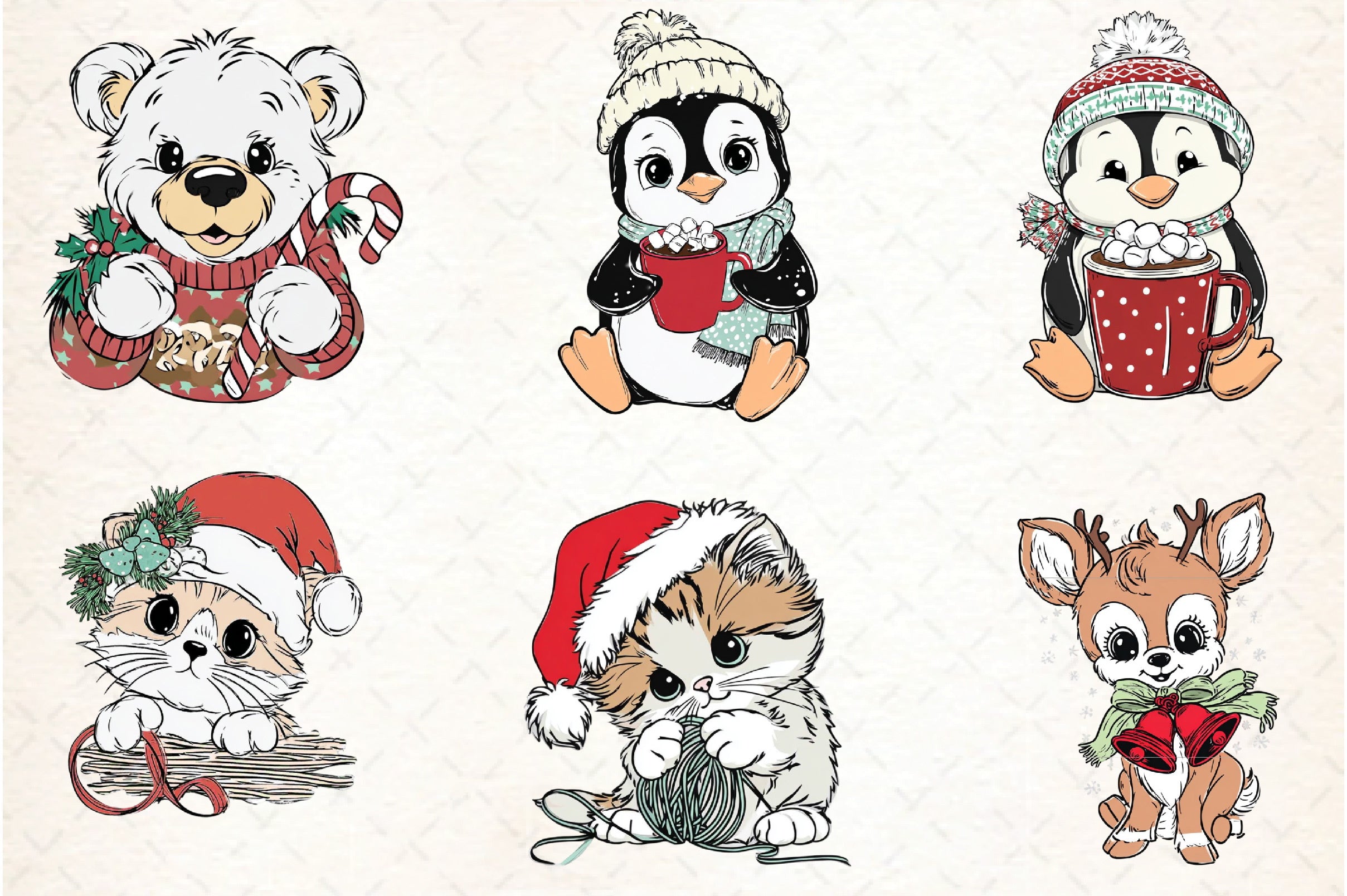 Sweet Christmas Clipart Bundle