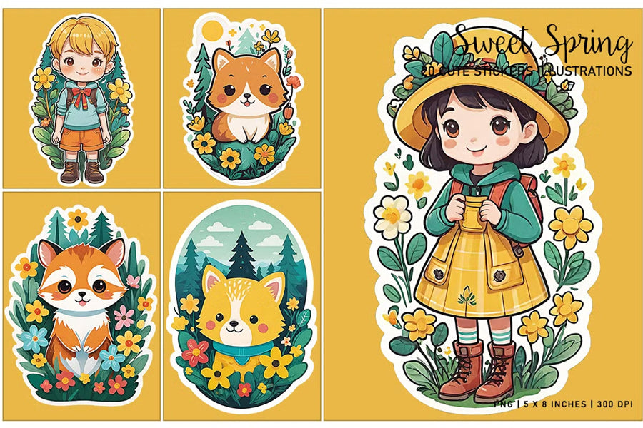 Sweet Spring Stickers