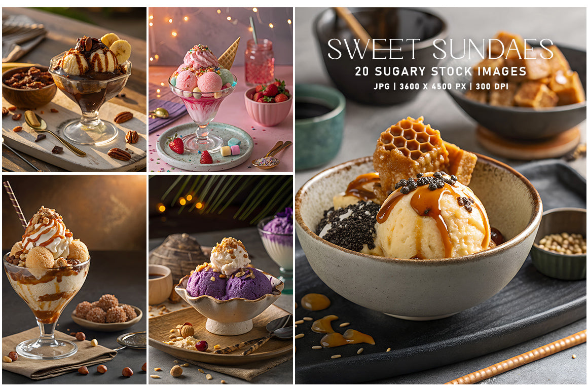 Sweet Sundaes - Stock Images