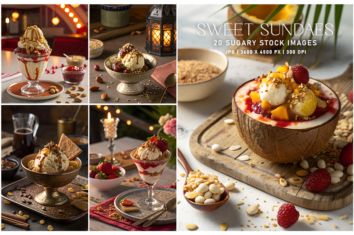 Sweet Sundaes - Stock Images