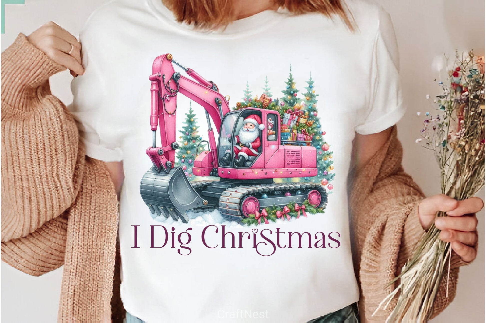 I Dig Christmas Merry Christmas Clipart Bundle 3 - CraftNest - Digital Crafting and Art