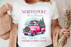 North Pole Christmas Tree Farm Clipart Bundle - CraftNest - Digital Crafting and Art