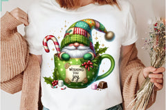 Christmas Hot Cocoa Gnomes Clipart Bundle 4 - CraftNest - Digital Crafting and Art