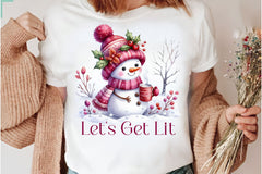 Lets Get Lit Merry Christmas Clipart Bundle 2 - CraftNest - Digital Crafting and Art