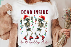 Dead Inside But Jolly AF Christmas Tree Clipart Bundle 2 - CraftNest - Digital Crafting and Art