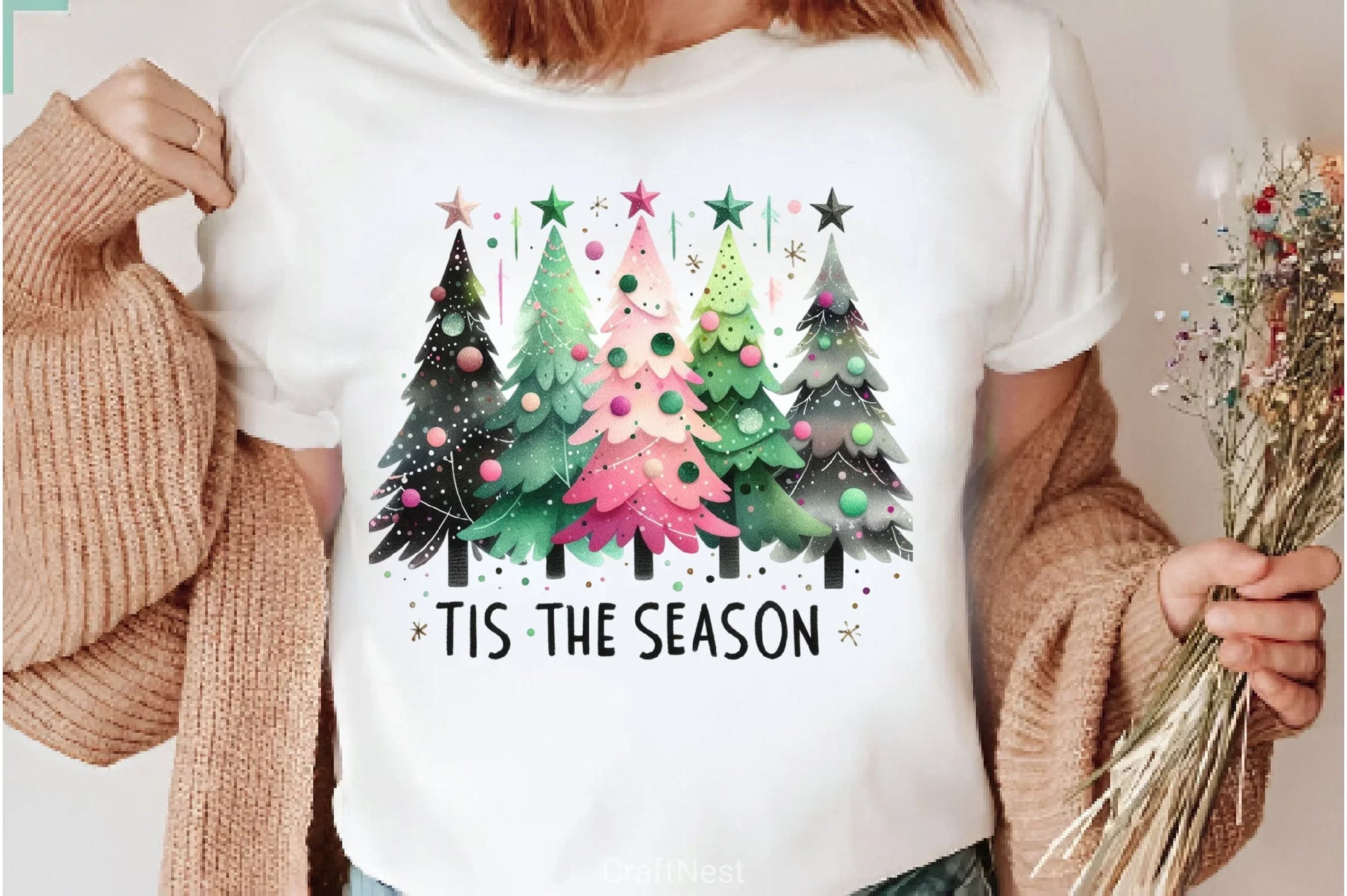 Christmas Tree Clipart Bundle 11 - CraftNest - Digital Crafting and Art