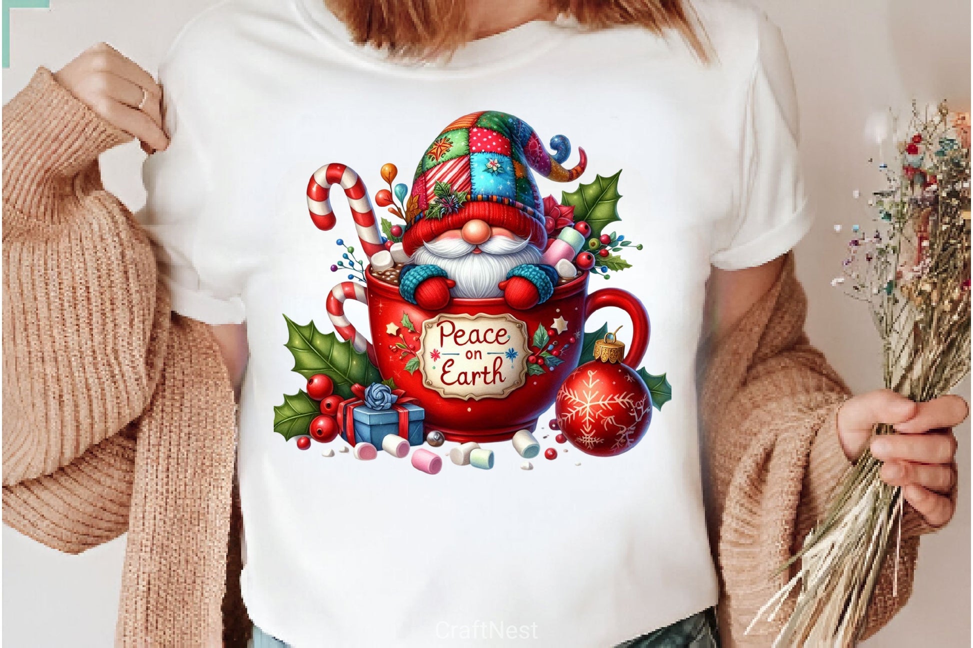 Christmas Hot Cocoa Gnomes Clipart Bundle 3 - CraftNest - Digital Crafting and Art