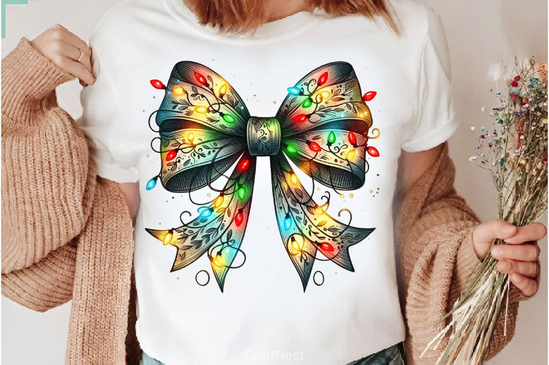 Coquette Christmas Bow Clipart Bundle 3 - CraftNest - Digital Crafting and Art