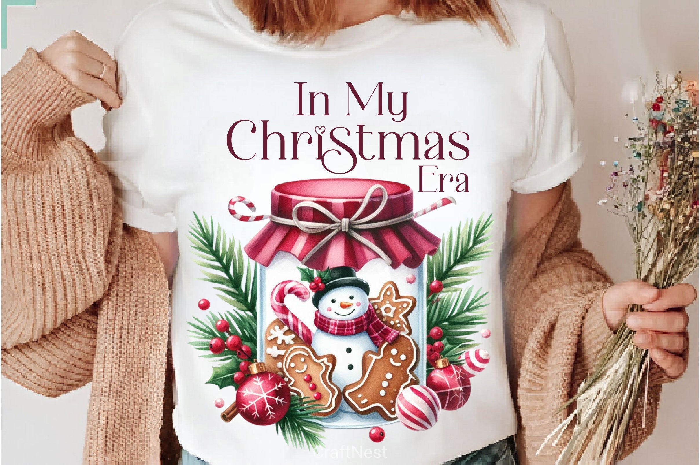 In My Christmas Era Merry Christmas Clipart Bundle 2 - CraftNest - Digital Crafting and Art