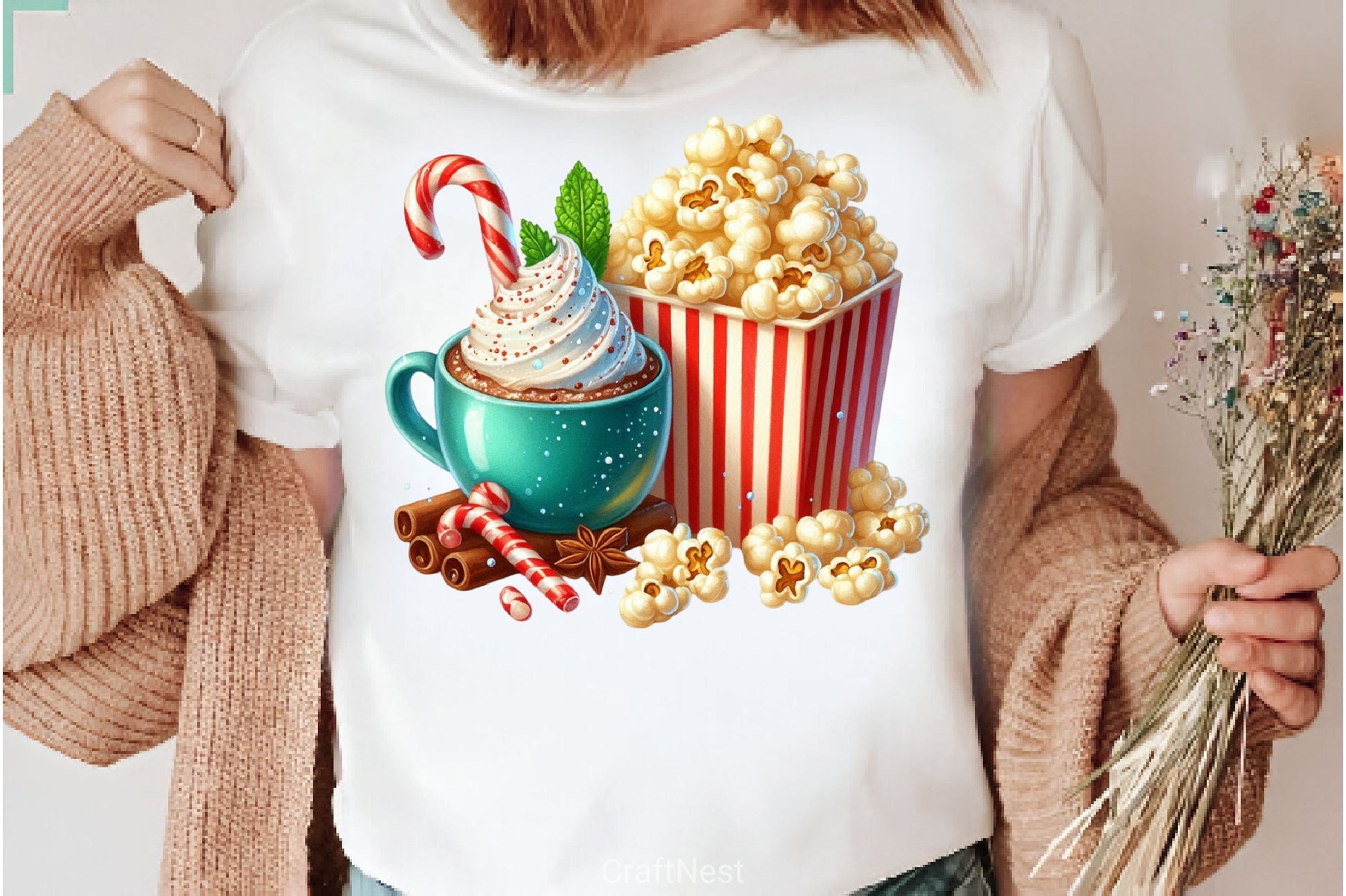 Christmas Ice Cream Cherry Milkshake Clipart Bundle 7 - CraftNest - Digital Crafting and Art