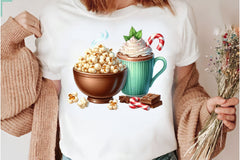 Christmas Ice Cream Cherry Milkshake Clipart Bundle 2 - CraftNest - Digital Crafting and Art