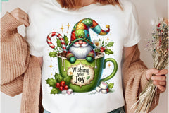 Christmas Hot Cocoa Gnomes Clipart Bundle - CraftNest - Digital Crafting and Art