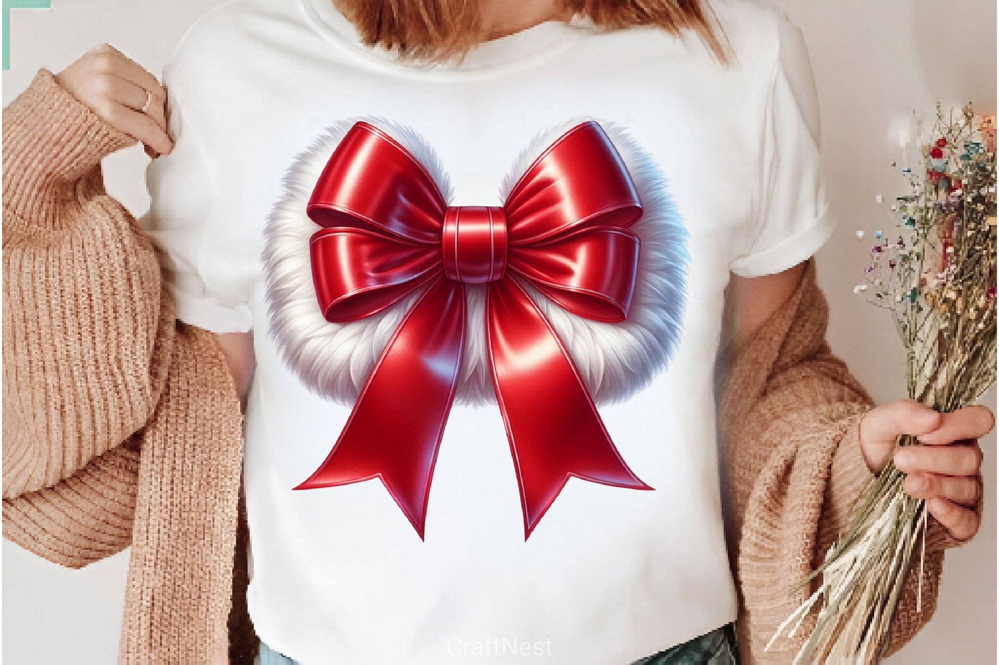 Coquette Christmas Bow Clipart Bundle 4 - CraftNest - Digital Crafting and Art