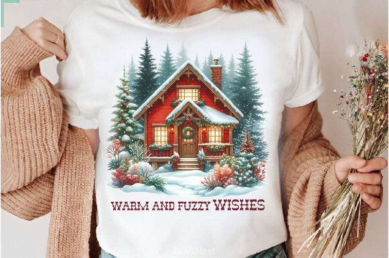Warm And Fuzzy Wishes Merry Christmas Clipart Bundle 2 - CraftNest - Digital Crafting and Art