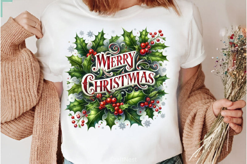 Merry Christmas Clipart Bundle 4 - CraftNest - Digital Crafting and Art