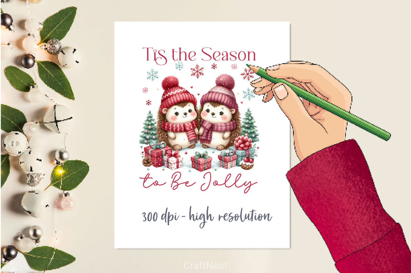 Tis The Season To Be Jolly Merry Clipart Bundle 2 - CraftNest - Digital Crafting and Art