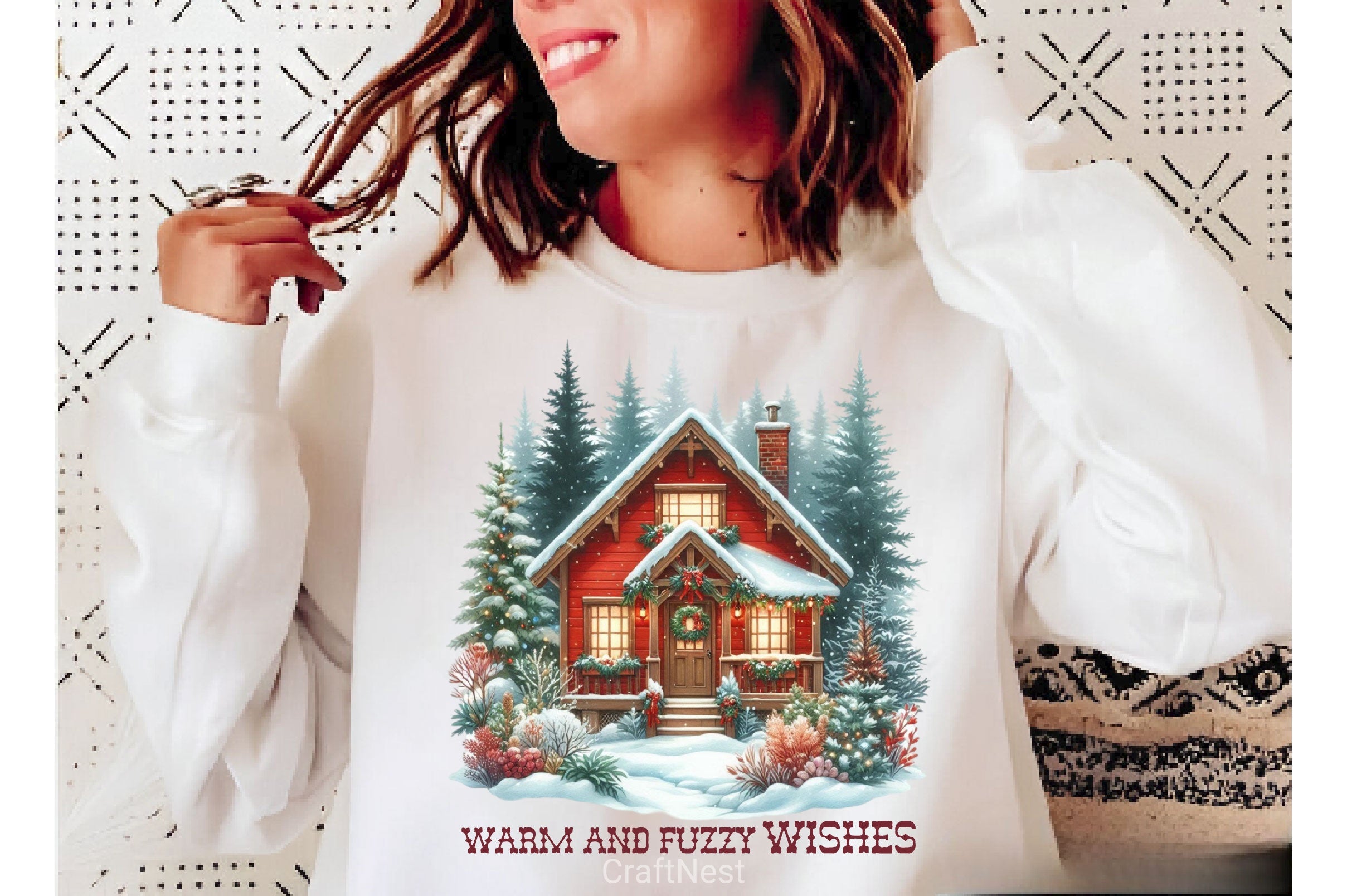 Warm And Fuzzy Wishes Merry Christmas Clipart Bundle 2 - CraftNest - Digital Crafting and Art