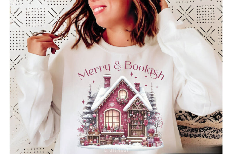 Merry & Bookish Merry Christmas Clipart Bundle - CraftNest - Digital Crafting and Art