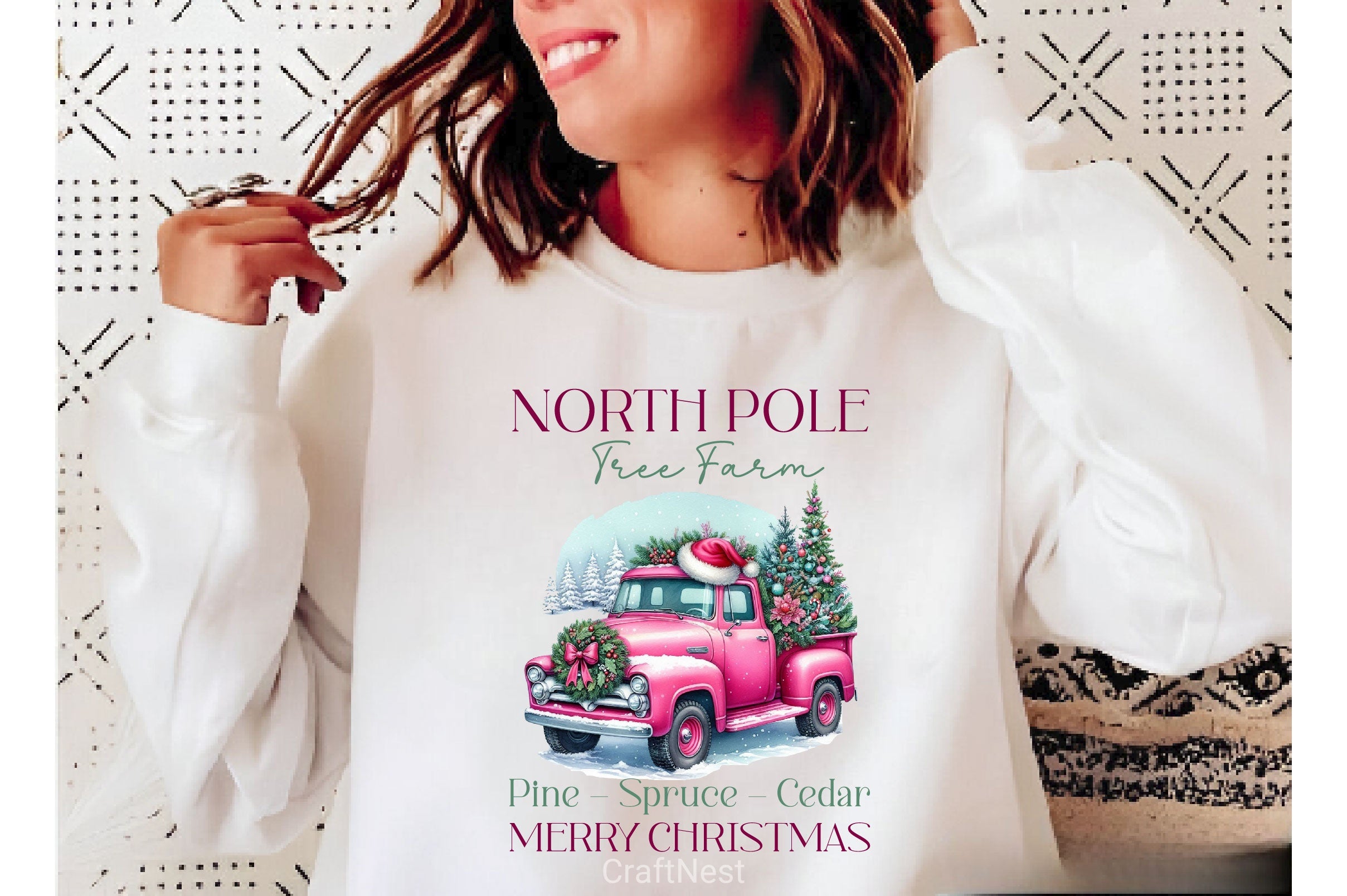 North Pole Christmas Tree Farm Clipart Bundle - CraftNest - Digital Crafting and Art