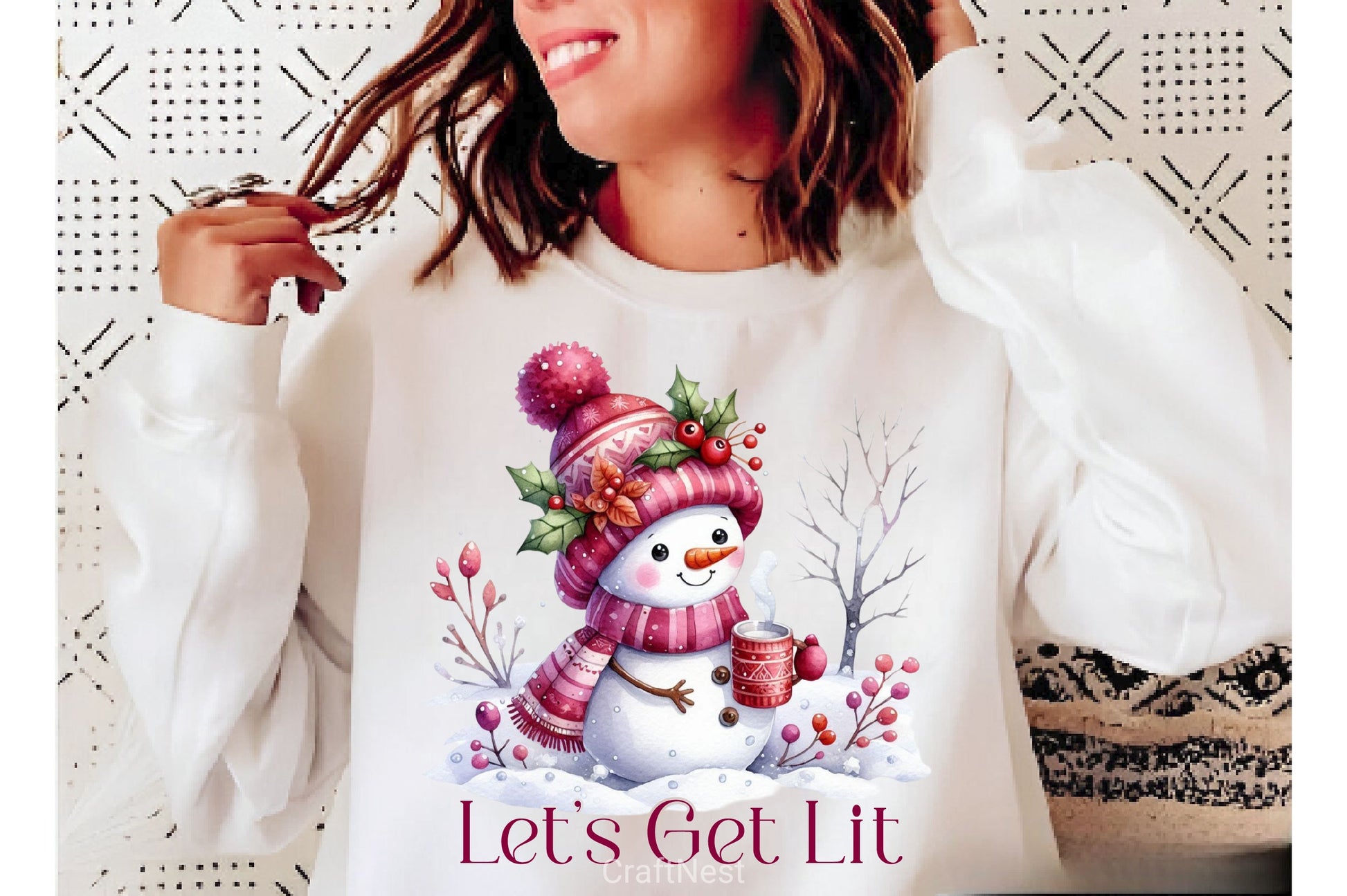 Lets Get Lit Merry Christmas Clipart Bundle 2 - CraftNest - Digital Crafting and Art