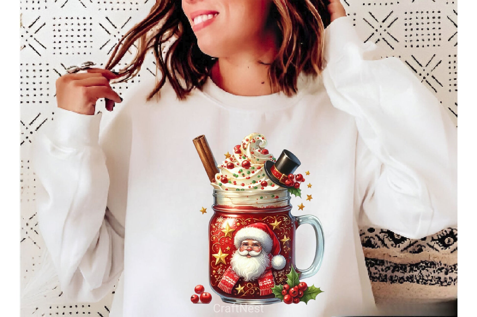 Christmas Popcorn Coffee Clipart Bundle 3 - CraftNest - Digital Crafting and Art