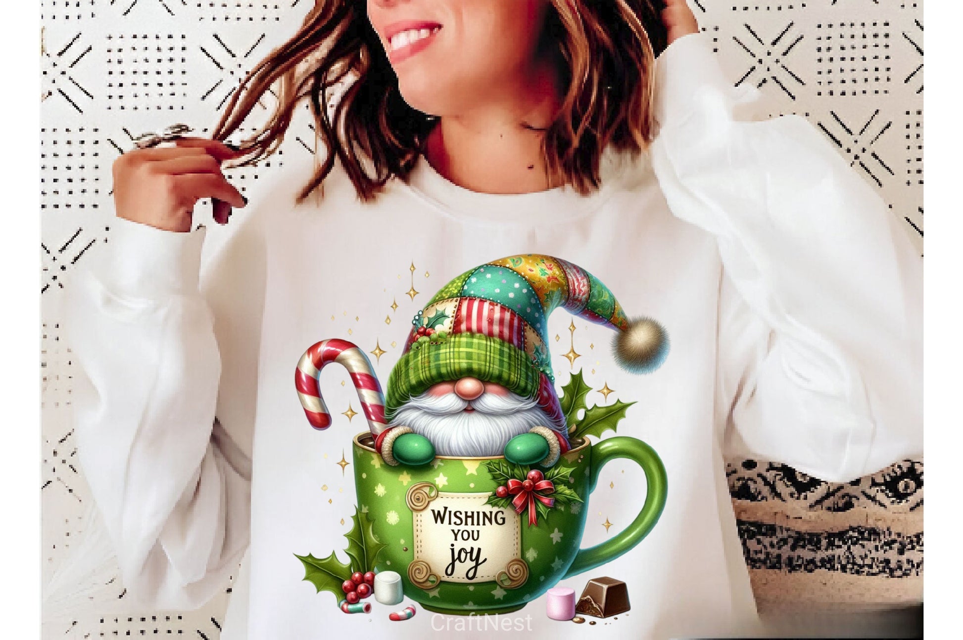 Christmas Hot Cocoa Gnomes Clipart Bundle 4 - CraftNest - Digital Crafting and Art