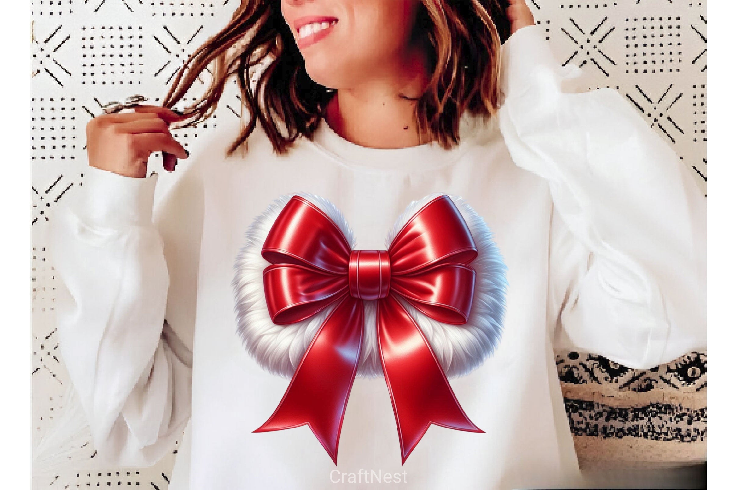 Coquette Christmas Bow Clipart Bundle 4 - CraftNest - Digital Crafting and Art