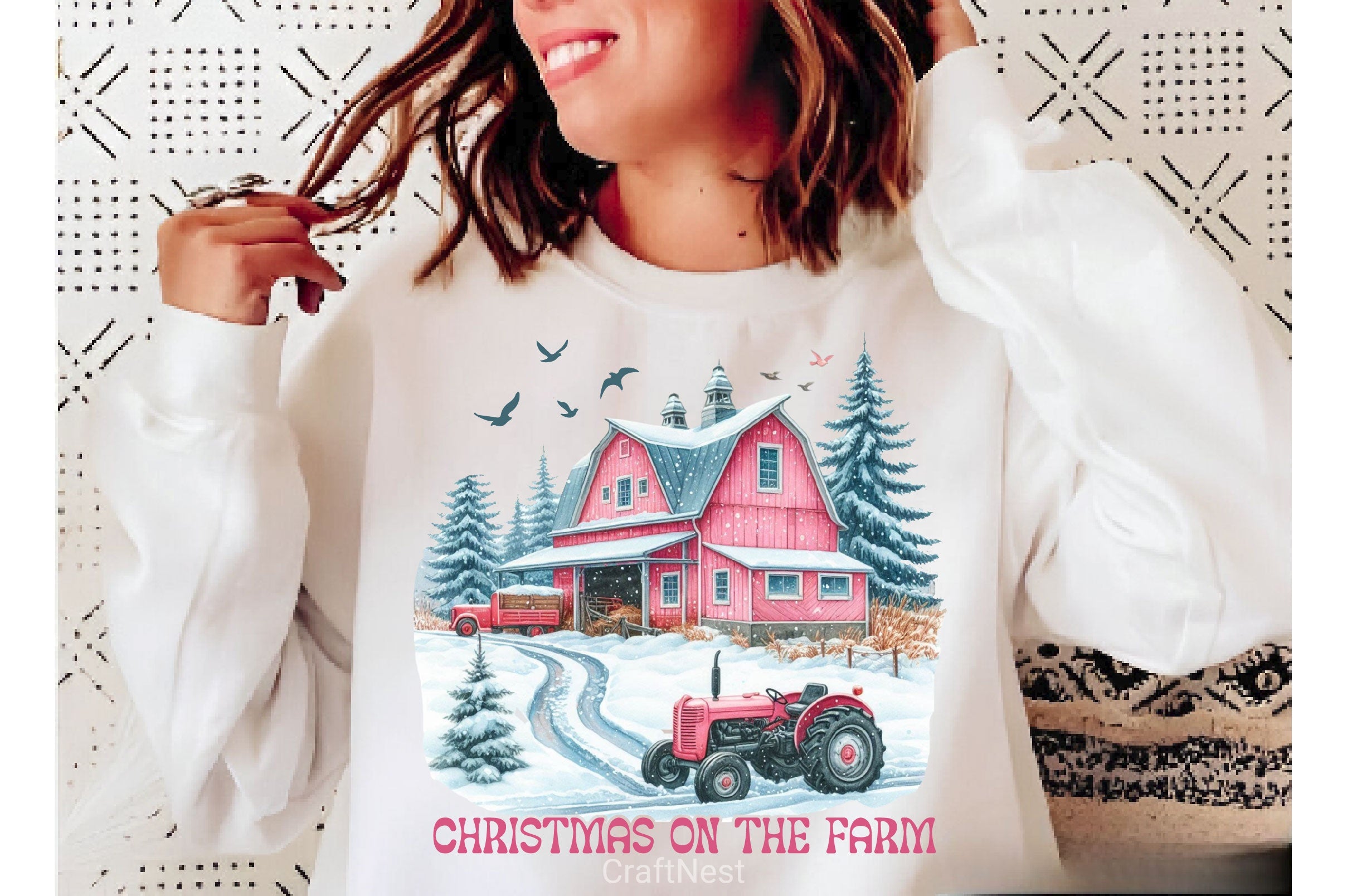 Christmas On The Farm Merry Christmas Clipart Bundle 2 - CraftNest - Digital Crafting and Art