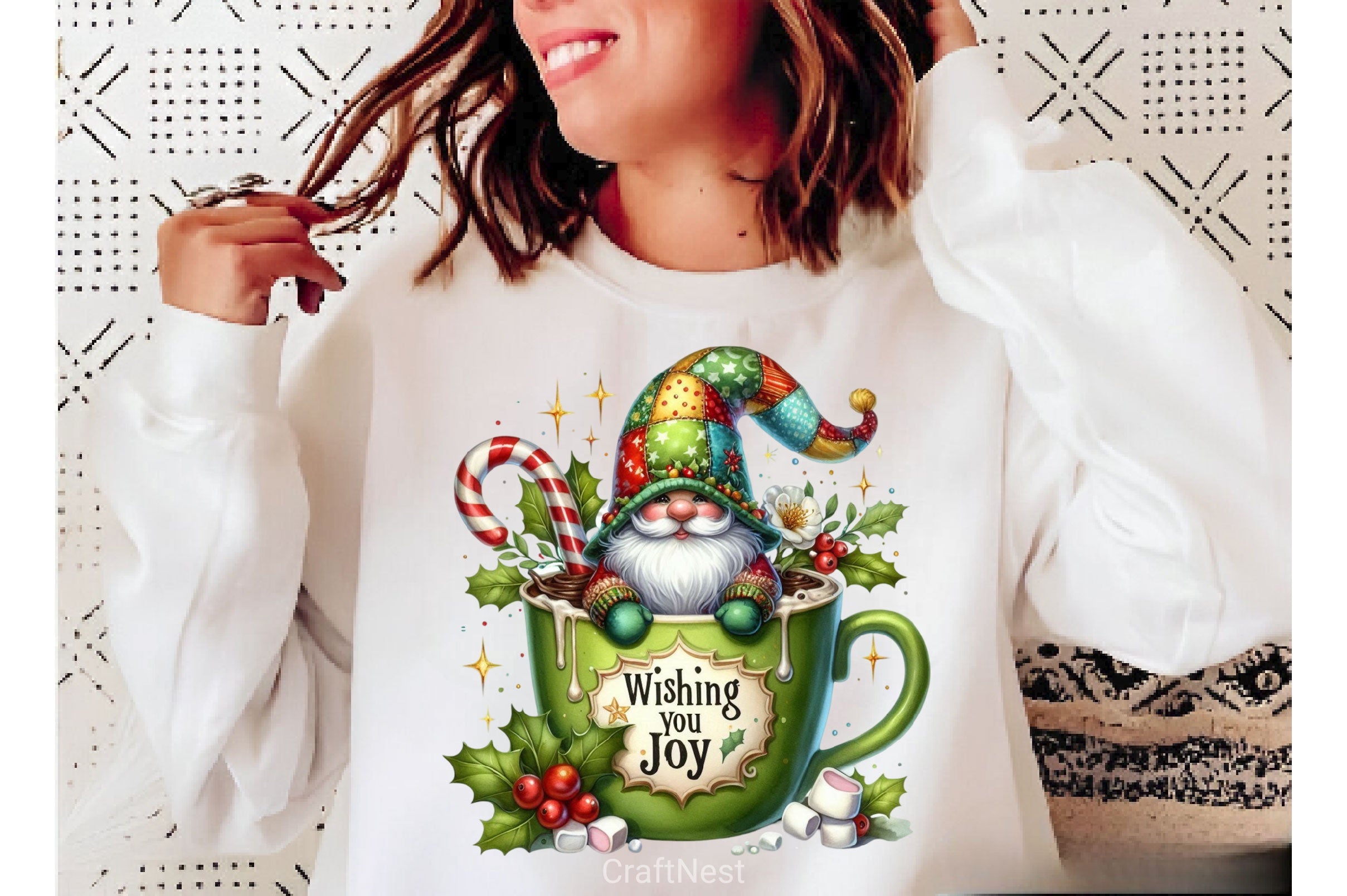 Christmas Hot Cocoa Gnomes Clipart Bundle - CraftNest - Digital Crafting and Art