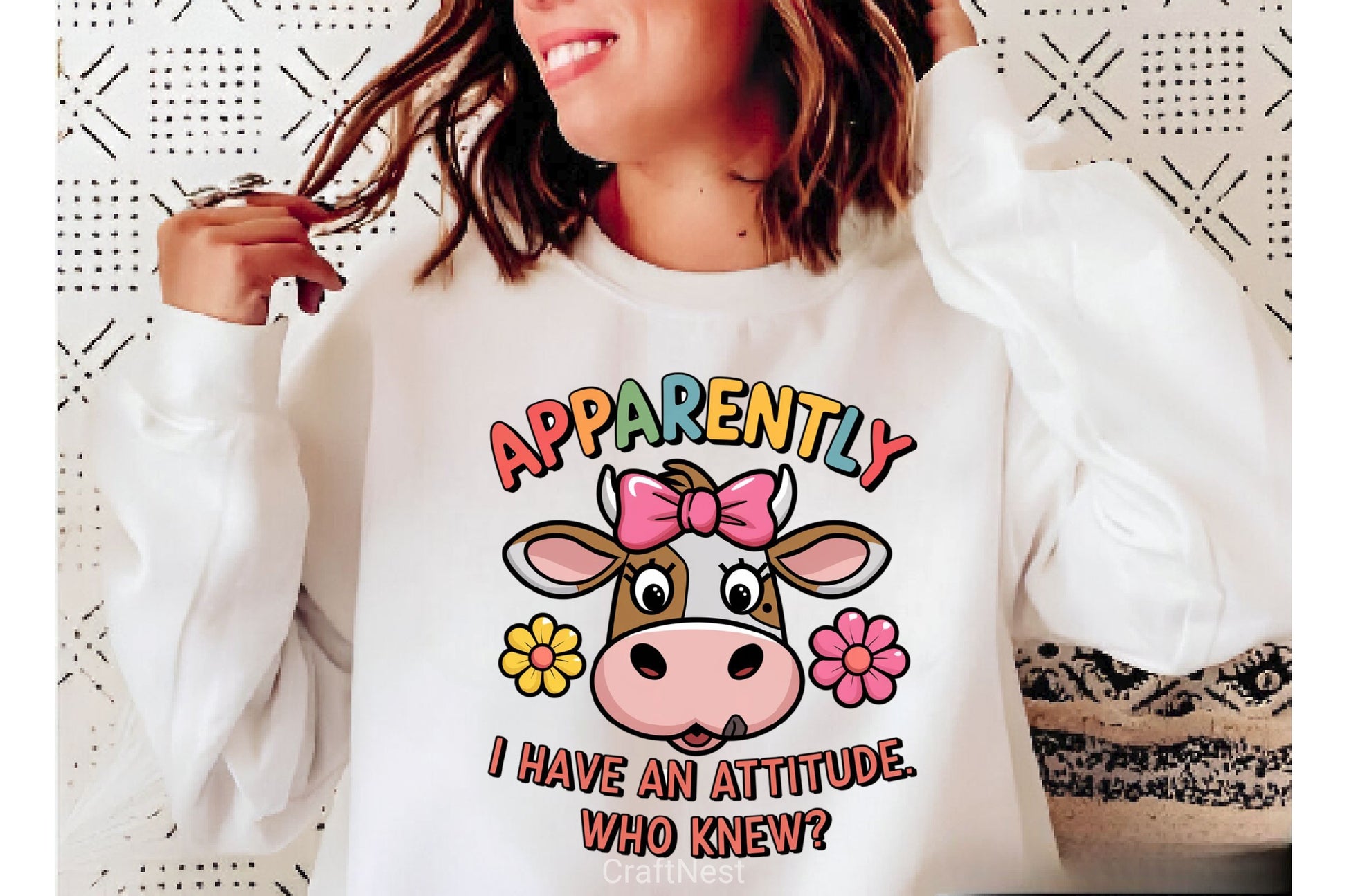 Funny Highland Cow Cute Cow Clipart Bundle 1 - CraftNest - Digital Crafting and Art