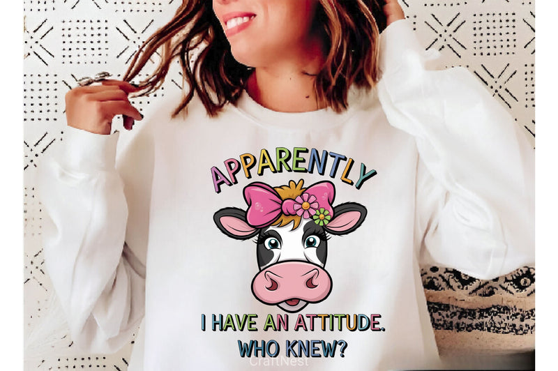 Funny Highland Cow Cute Cow Clipart Bundle - CraftNest - Digital Crafting and Art