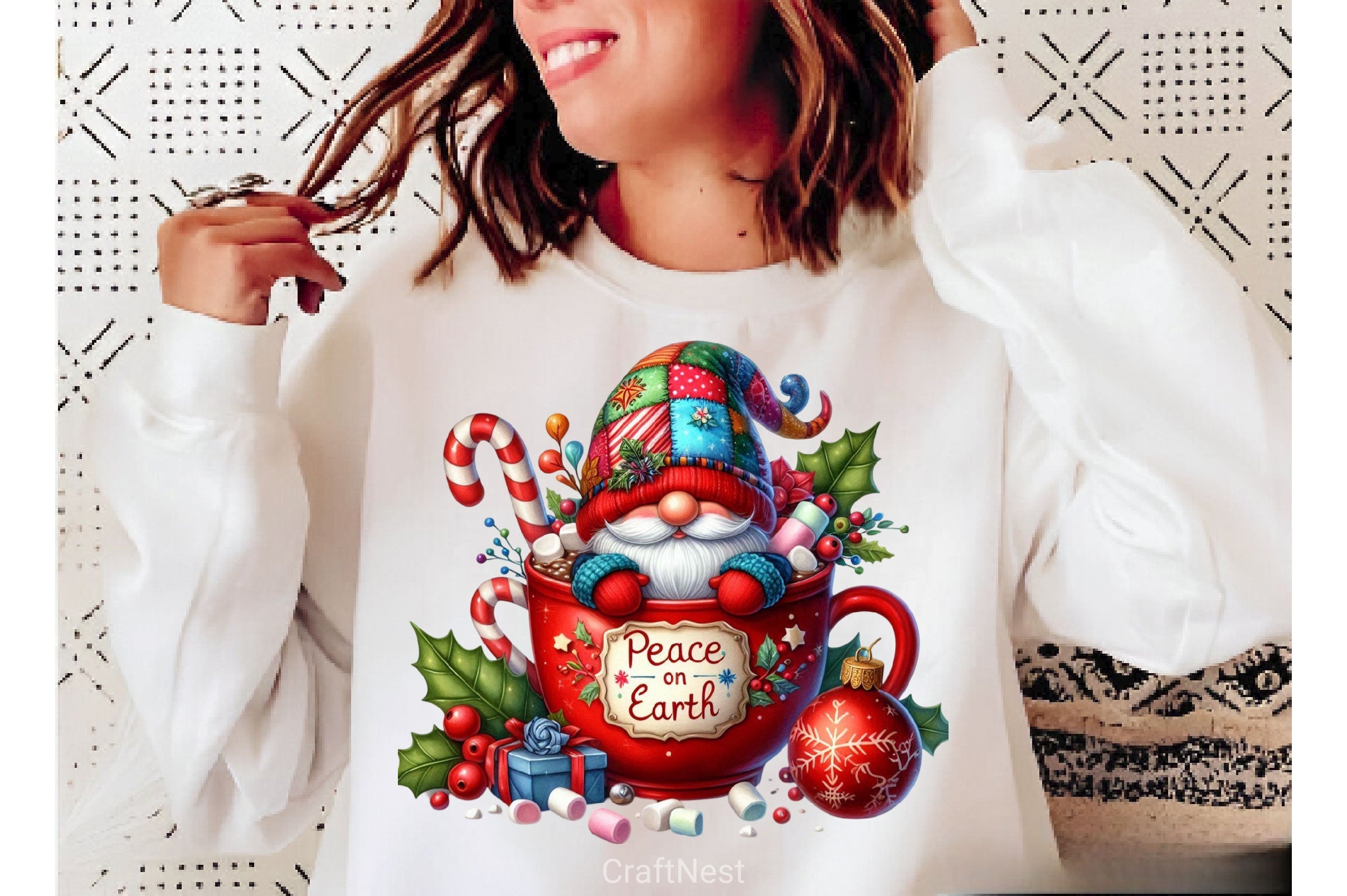 Christmas Hot Cocoa Gnomes Clipart Bundle 3 - CraftNest - Digital Crafting and Art