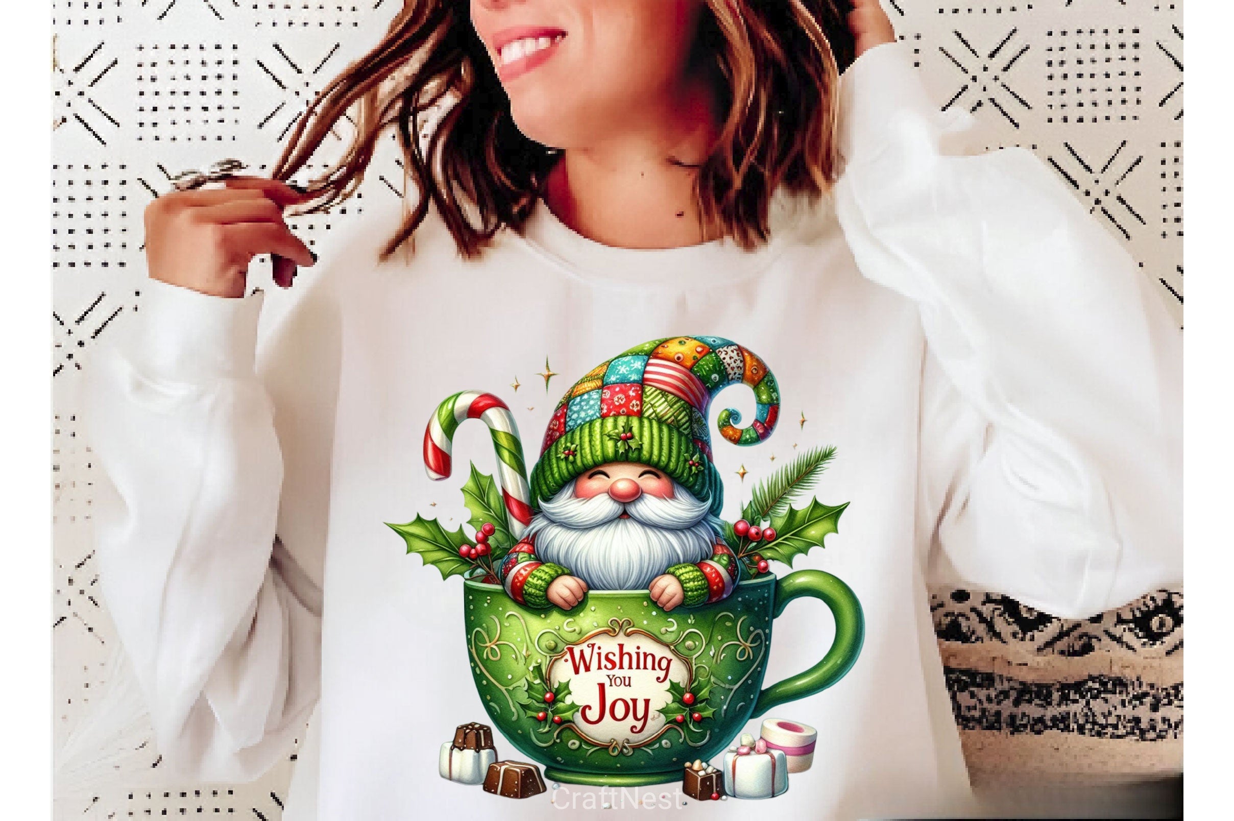 Christmas Hot Cocoa Gnomes Clipart Bundle 2 - CraftNest - Digital Crafting and Art