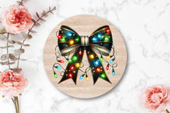 Coquette Christmas Bow Lights Bow Clipart Bundle 4 - CraftNest - Digital Crafting and Art