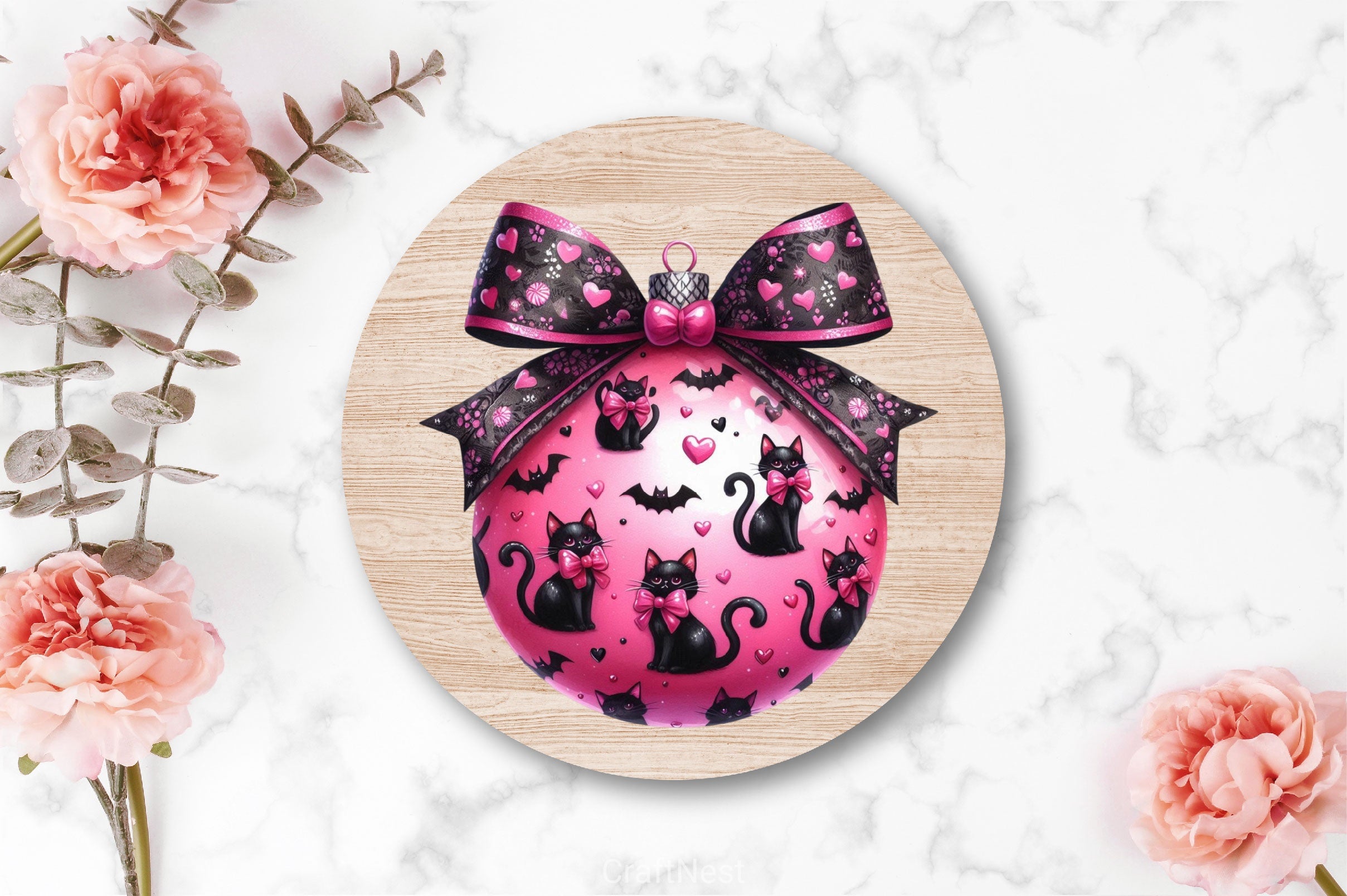 Gothic Baubles Halloween Clipart Bundle - CraftNest - Digital Crafting and Art