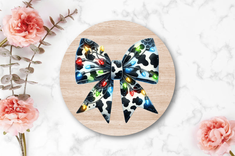 Coquette Christmas Bow Lights Bow Clipart Bundle 6 - CraftNest - Digital Crafting and Art