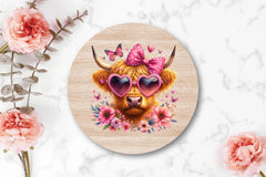 Spring Highland Cow Clipart Bundle 6 - CraftNest - Digital Crafting and Art