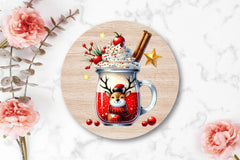 Christmas Ice Cream Cherry Milkshake Clipart Bundle 3 - CraftNest - Digital Crafting and Art