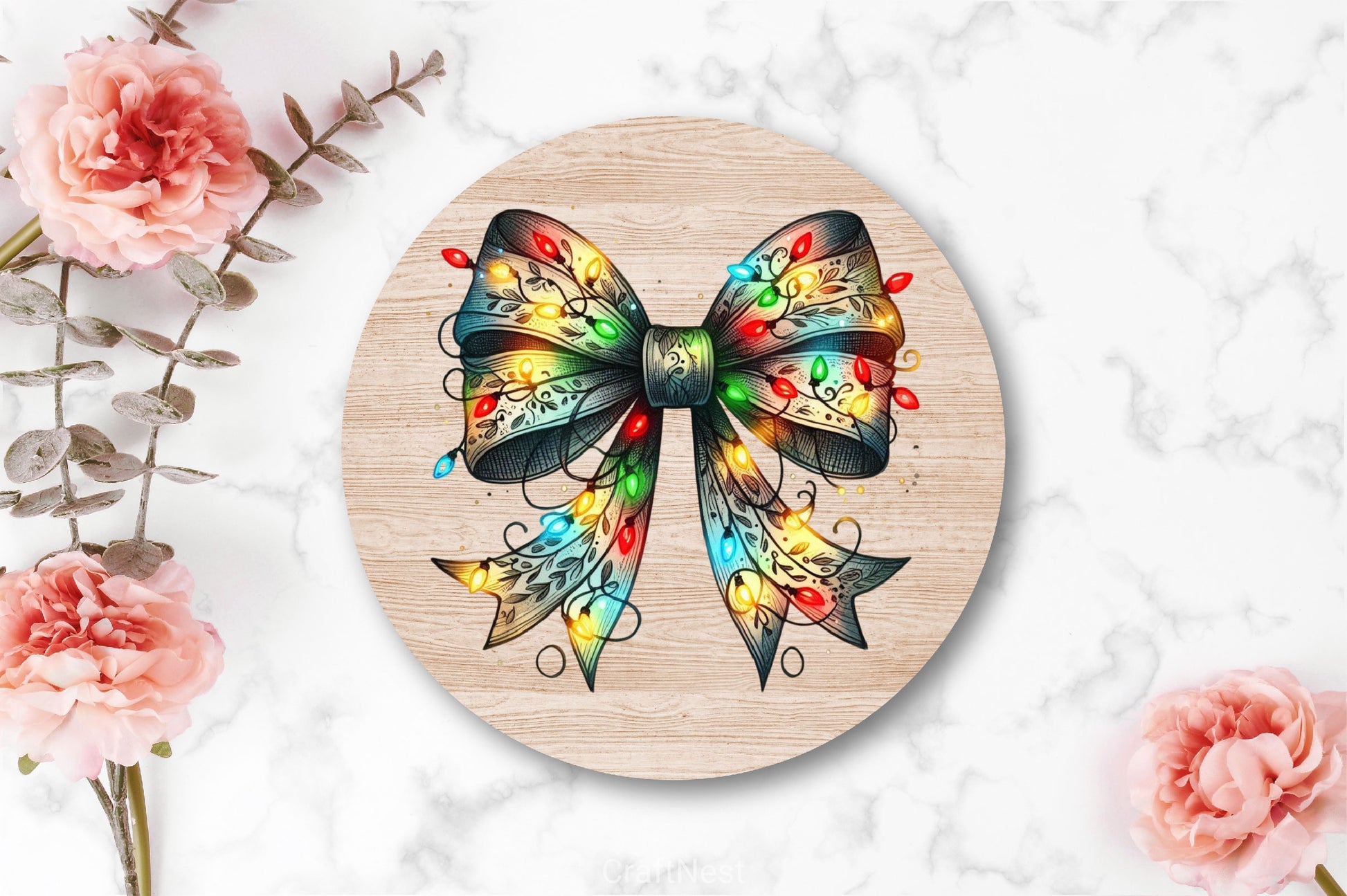 Coquette Christmas Bow Clipart Bundle 3 - CraftNest - Digital Crafting and Art