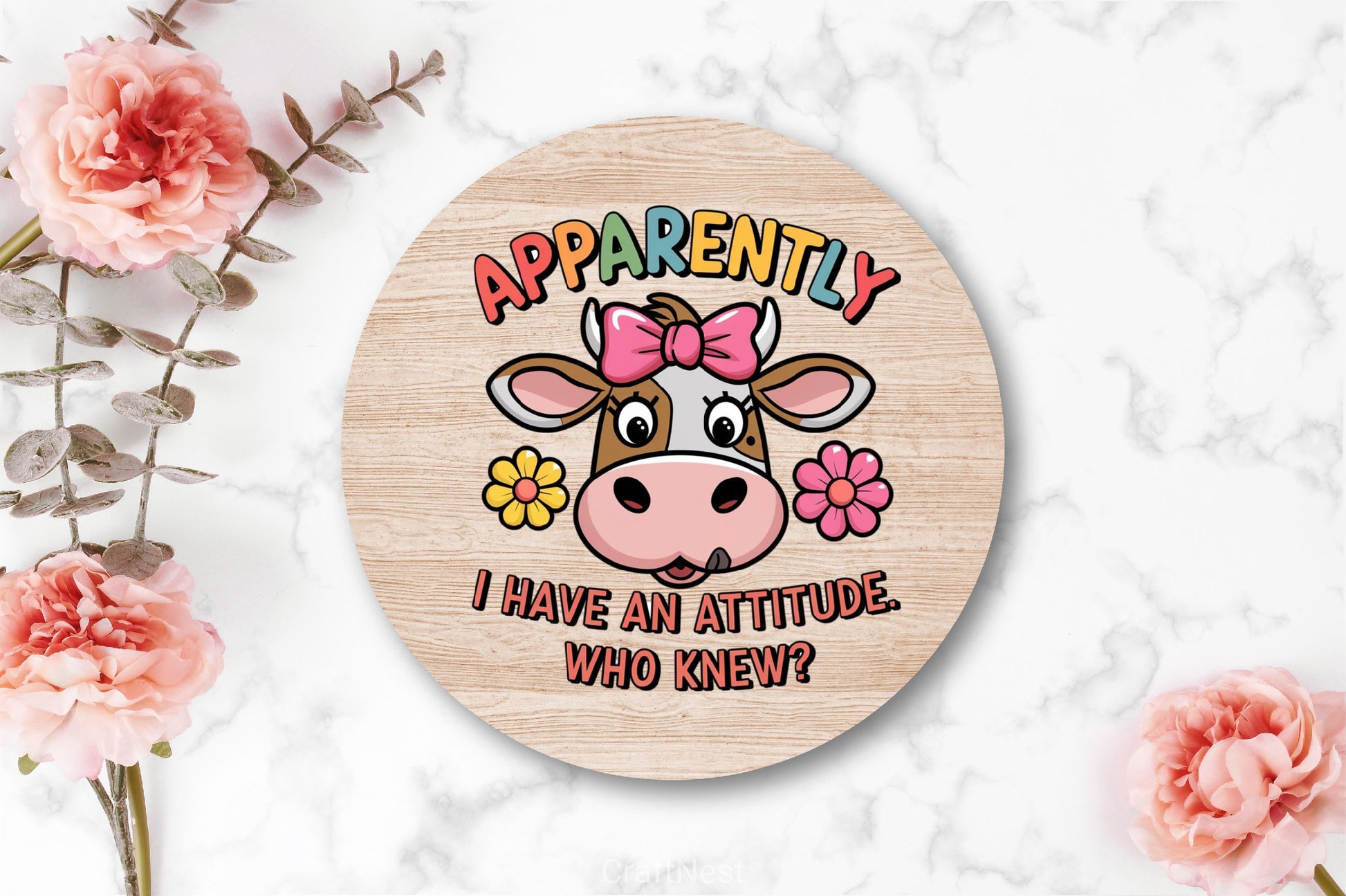 Funny Highland Cow Cute Cow Clipart Bundle 1 - CraftNest - Digital Crafting and Art