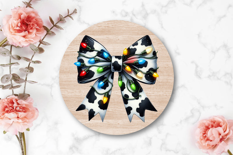 Coquette Christmas Bow Lights Bow Clipart Bundle 2 - CraftNest - Digital Crafting and Art