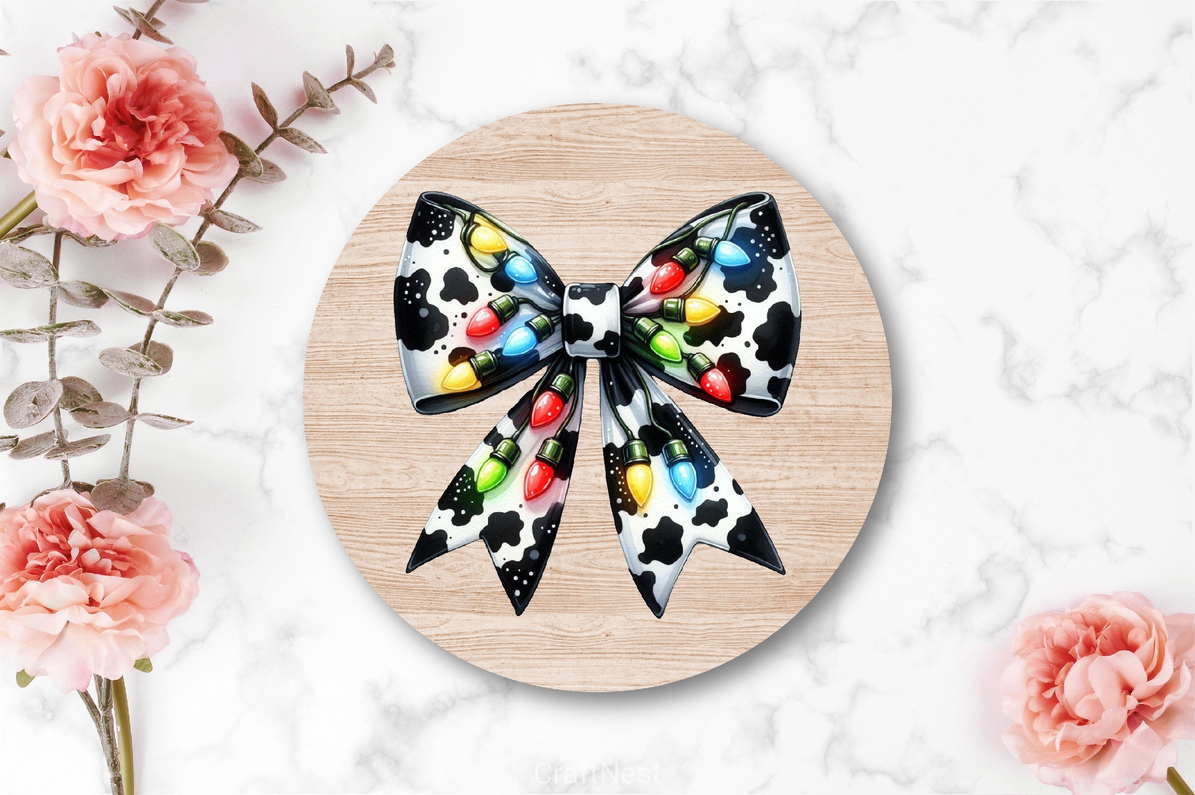 Coquette Christmas Bow Clipart Bundle 2 - CraftNest - Digital Crafting and Art