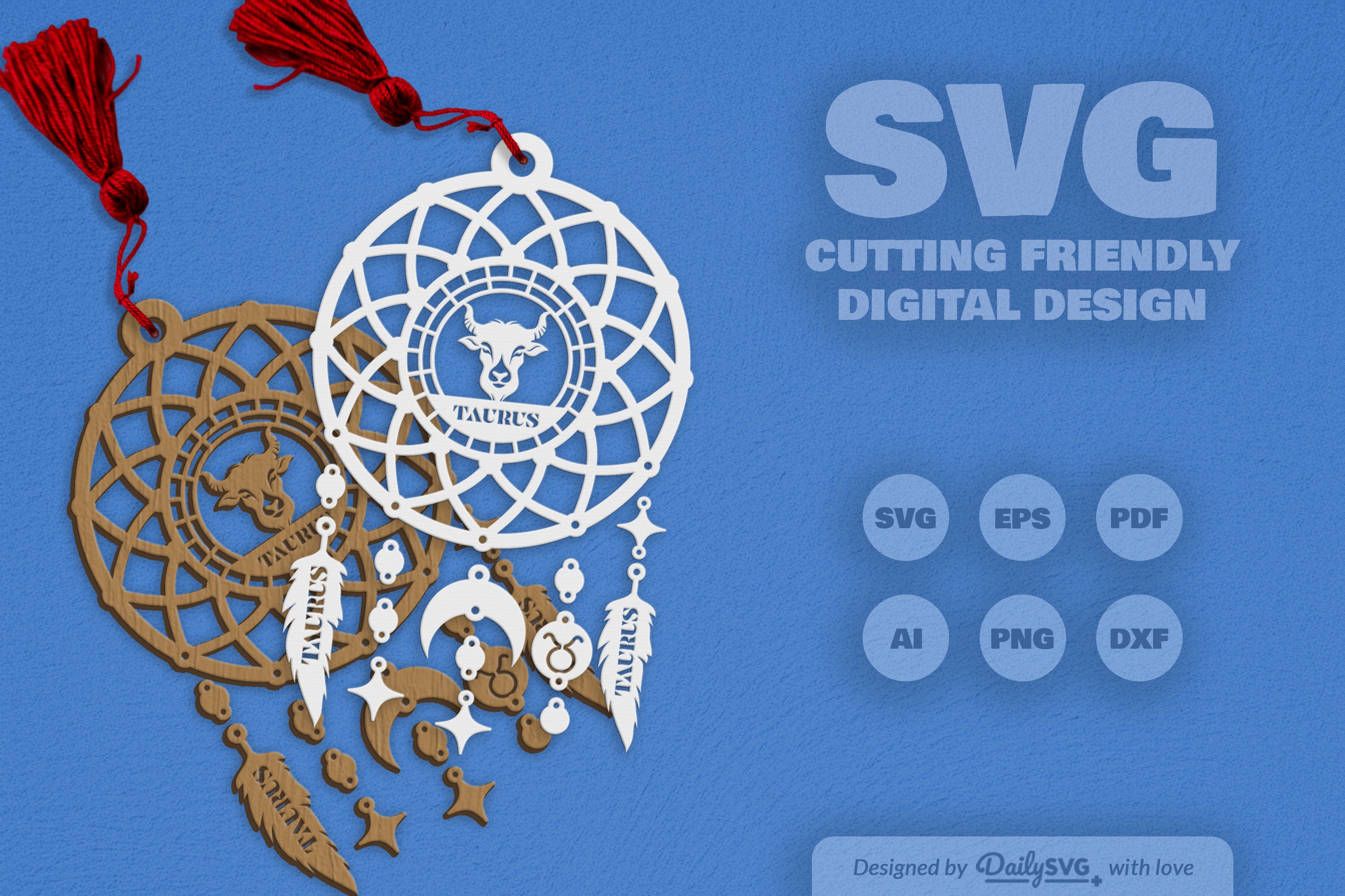 Gemini Dream Catcher Set SVG Bundle 5