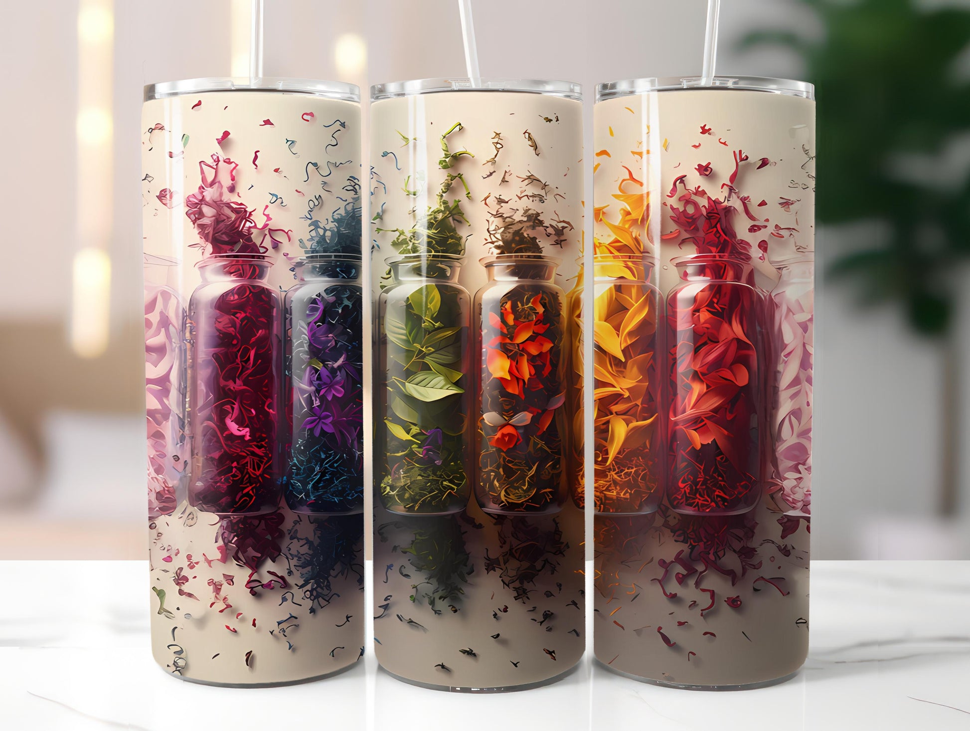 Tea Time 5 Tumbler Wrap - CraftNest - Digital Crafting and Art