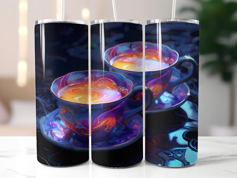 Tea Time 3 Tumbler Wrap - CraftNest - Digital Crafting and Art