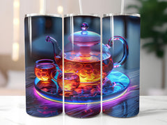 Tea Time 3 Tumbler Wrap - CraftNest - Digital Crafting and Art