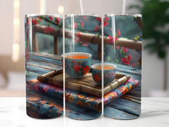 Tea Time 5 Tumbler Wrap - CraftNest - Digital Crafting and Art