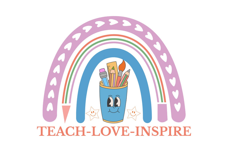 Teach Love Inspire SVG Bundle - CraftNest - Digital Crafting and Art
