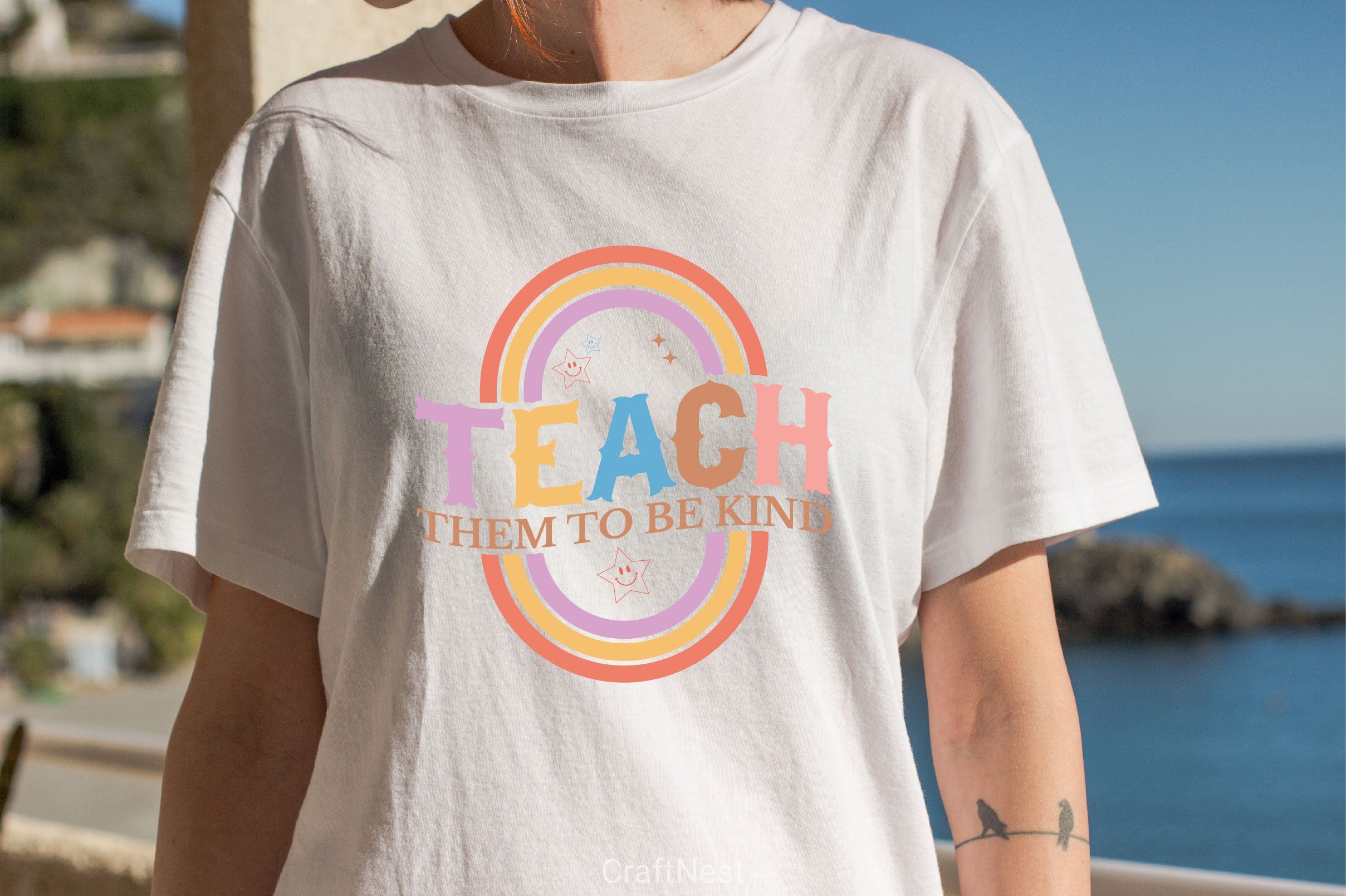 Teach Them To Be Kind SVG Bundle - CraftNest - Digital Crafting and Art